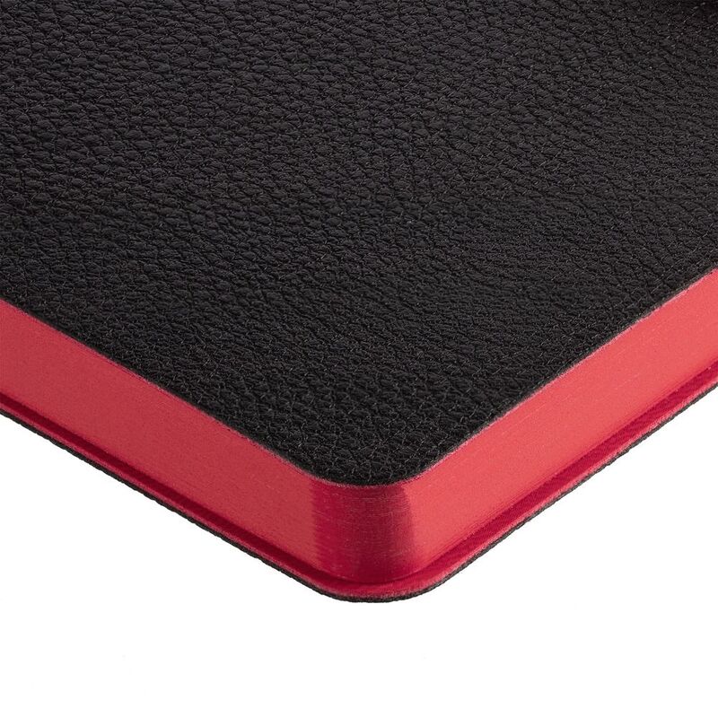 Ежедневник Boom, недатированный, черный с красным арт.15768.35