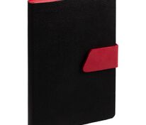 Ежедневник Boom, недатированный, черный с красным арт.15768.35