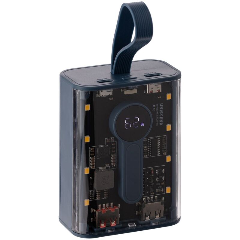 Аккумулятор с быстрой зарядкой Trellis Quick 10000 мАч, синий арт.23107.14