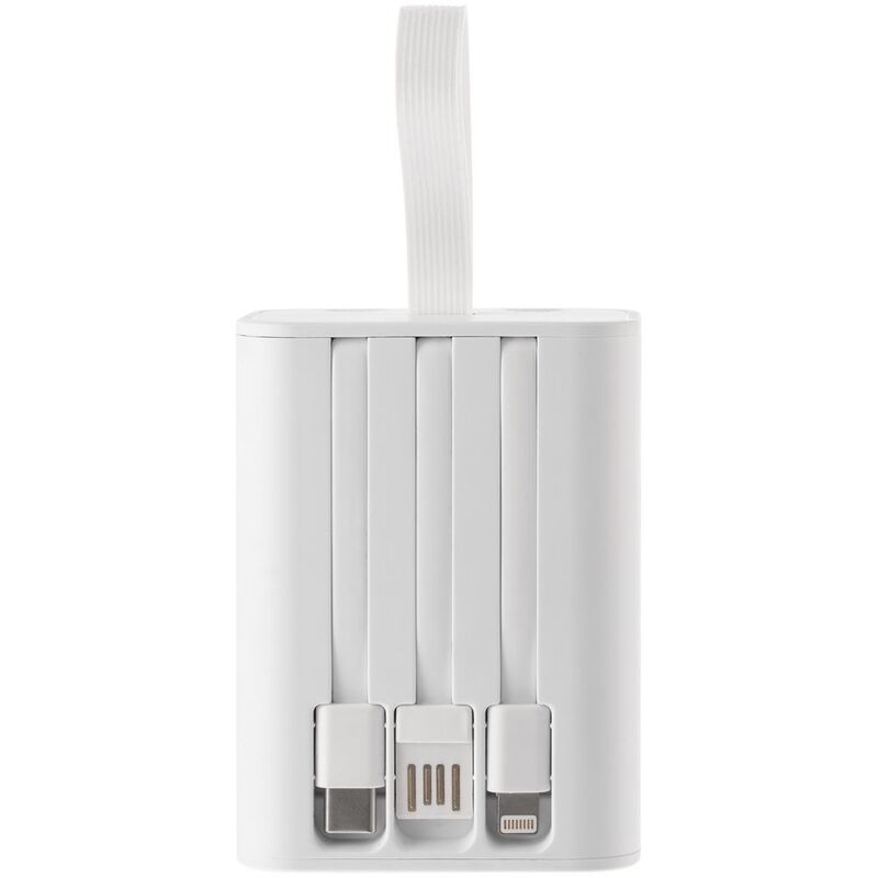 Аккумулятор с быстрой зарядкой Trellis Quick 10000 мАч, белый арт.23107.60