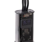 Аккумулятор с быстрой зарядкой Trellis Geek 10000 мАч, темно-серый арт.23108.13