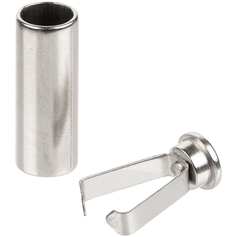 Наконечник для шнурка Nozzle, серебристый (хром) арт.16289.10