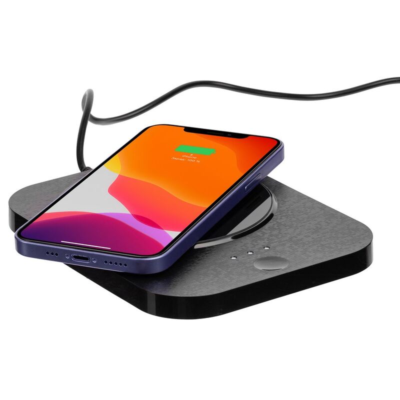 Кружка с подогревом и беспроводной зарядкой dualBase plus, черная арт.15783.30