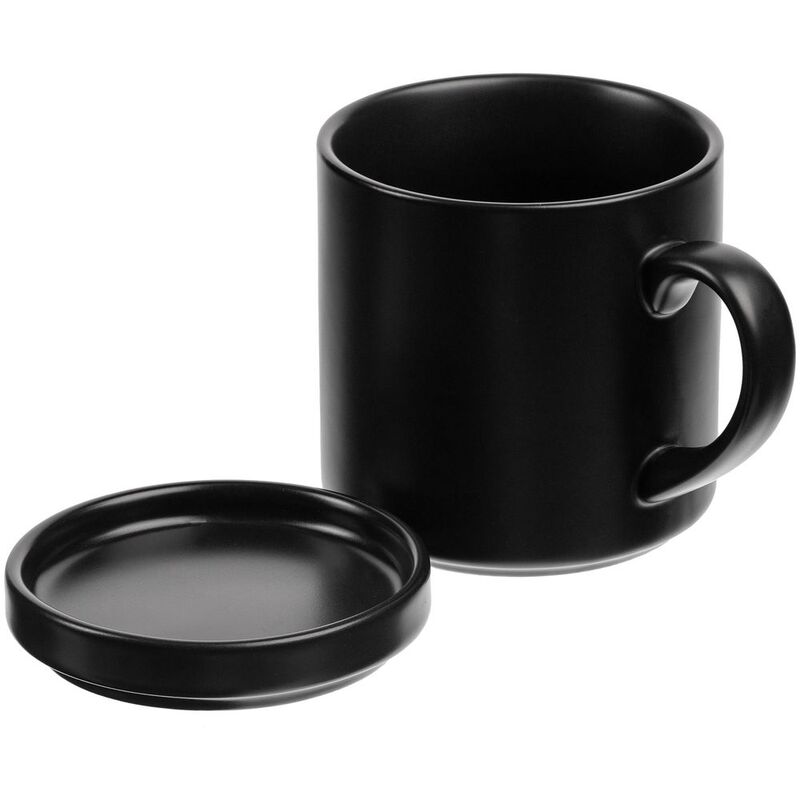 Кружка с подогревом и беспроводной зарядкой dualBase plus, черная арт.15783.30