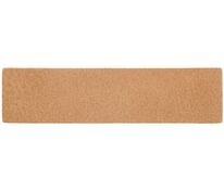 Лейбл кожаный Pasek, S, бежевый арт.16233.12