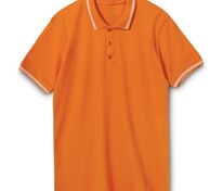 Рубашка поло Virma Stripes, оранжевая арт.1253.20
