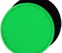 Лейбл из ПВХ с липучкой Menteqo Round, зеленый неон арт.16299.94