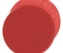 Лейбл из ПВХ с липучкой Menteqo Round, красный арт.16299.50