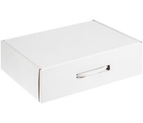 Коробка самосборная Light Case, белая, с белой ручкой арт.19167.61
