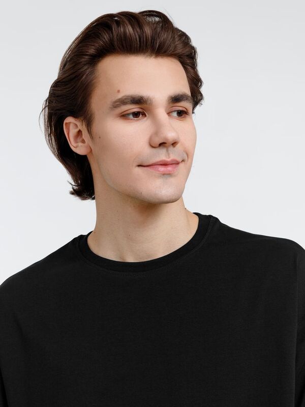 Футболка оверсайз унисекс City Sapiens, черная арт.16418.30