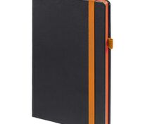 Ежедневник Ton, недатированный, черный с оранжевым арт.16770.23