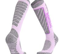 Термоноски женские высокие Monterno Sport, фиолетовые с серым арт.20602.70