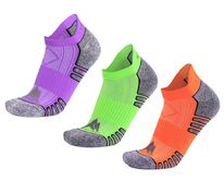 Набор из 3 пар спортивных мужских носков Monterno Sport, фиолетовый, зеленый и оранжевый арт.20609.78