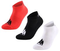 Набор из 3 пар спортивных носков Monterno Sport, красный, черный и белый арт.20611.50