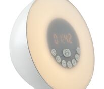 Лампа-колонка со световым будильником dreamTime, ver.2, белая арт.15729.60