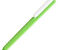 Ручка шариковая Pigra P03 Mat, светло-зеленая с белым арт.11583.96