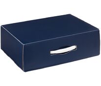 Коробка Matter Light, синяя, с белой ручкой арт.19171.40