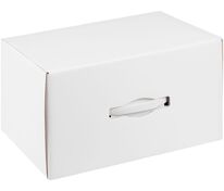 Коробка Matter High Light, белая с белой ручкой арт.19173.60