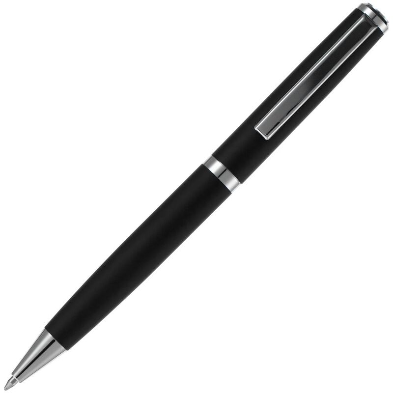 Ручка шариковая Inkish Chrome в футляре, черная арт.16173.30