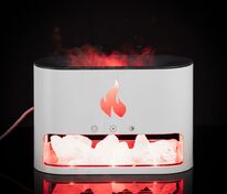 Увлажнитель-ароматизатор Fusion Blaze с имитацией пламени, белый арт.16563.60
