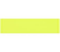 Лейбл из ПВХ Dzeta, S, желтый неон арт.16557.89