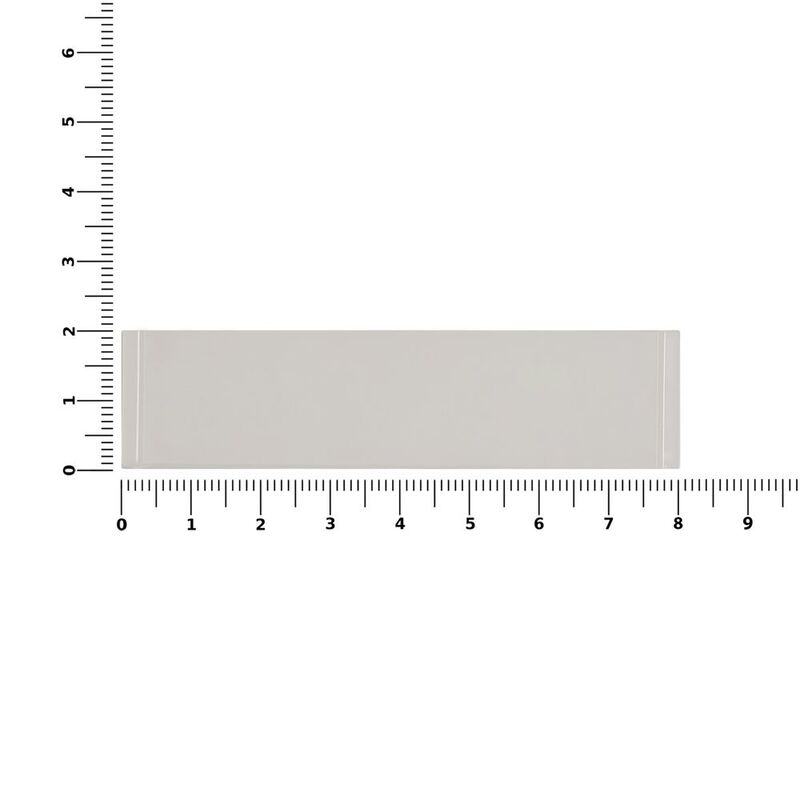 Лейбл из ПВХ Dzeta, S, прозрачный арт.16557.00