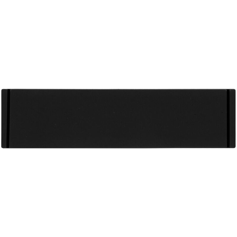 Лейбл из ПВХ Dzeta, S, черный арт.16557.30