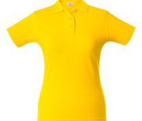 Рубашка поло женская Surf Lady, желтая арт.1547.80