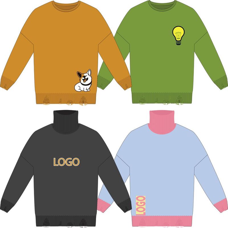 Свитер оверсайз Tricksy Net Grunge на заказ, акрил арт.18542.01