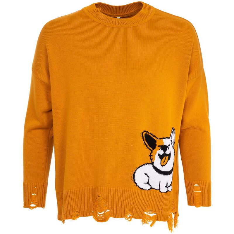 Свитер оверсайз Tricksy Net Grunge на заказ, акрил арт.18542.01