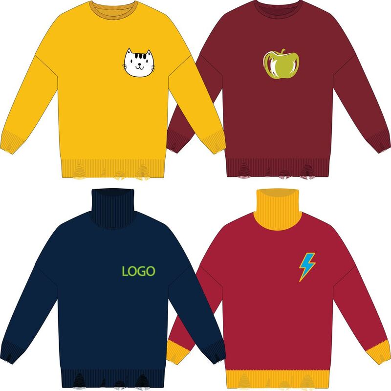 Свитер оверсайз Tricksy Net Grunge на заказ, полушерсть арт.18542.02