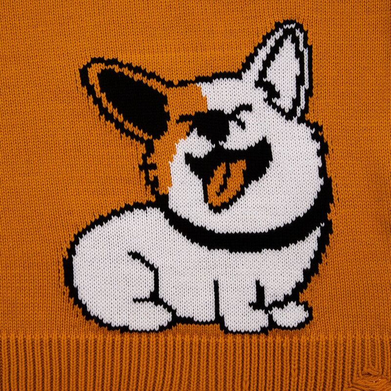 Свитер оверсайз Tricksy Net Grunge на заказ, полушерсть арт.18542.02