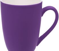 Кружка Good Morning с покрытием софт-тач, ver.2, фиолетовая арт.17653.57