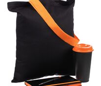 Набор Velours Bag, черный с оранжевым арт.15205.32
