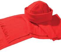 Комплект Unit Fleecy: шарф и шапка, красный арт.4725.50
