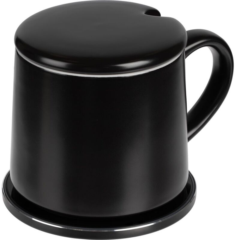 Кружка с подогревом и беспроводной зарядкой dualBase ver. 2.0 Matt, черная арт.16345.30