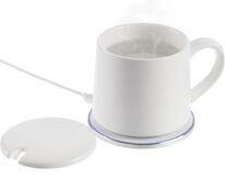Кружка с подогревом и беспроводной зарядкой dualBase ver. 2.0 Matt, белая арт.16345.60