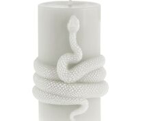 Свеча Snake Knot, серая арт.19333.11