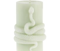 Свеча Snake Knot, зеленая арт.19333.90