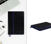 Ежедневник Alanis, недатированный, черный с синим арт.18299.34