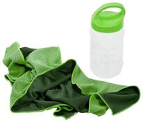 Охлаждающее полотенце Weddell, зеленое арт.5965.92