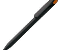 Ручка шариковая Prodir DS1 TMM Dot, черная с оранжевым арт.3425.32