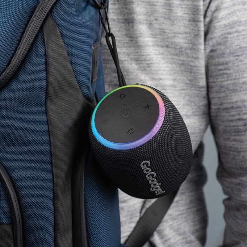 Водонепроницаемая колонка с подсветкой CityWave Pro, черная арт.19364.30