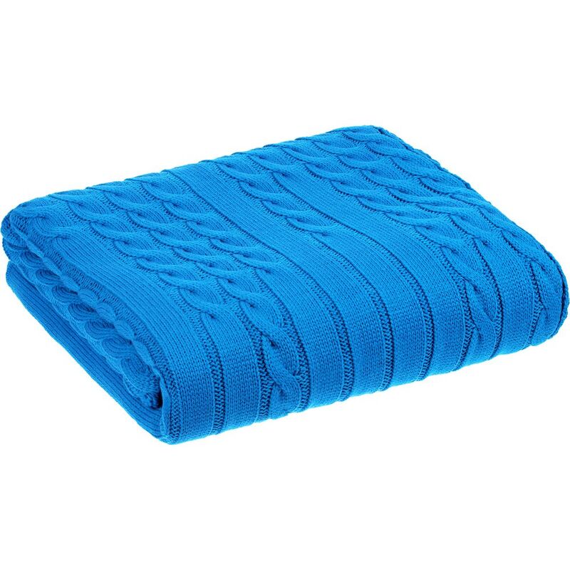 Плед Tressa, темно-синий (кобальт) арт.19622.47