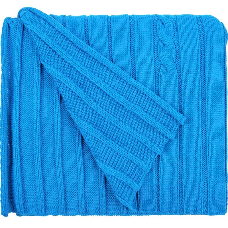 Плед Tressa, темно-синий (кобальт) арт.19622.47