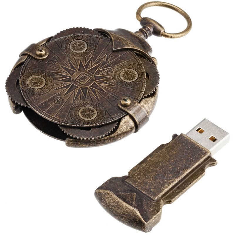 Флешка &laquo;Криптекс&raquo;&reg; Compass Lock, 64 Гб арт.6933.04