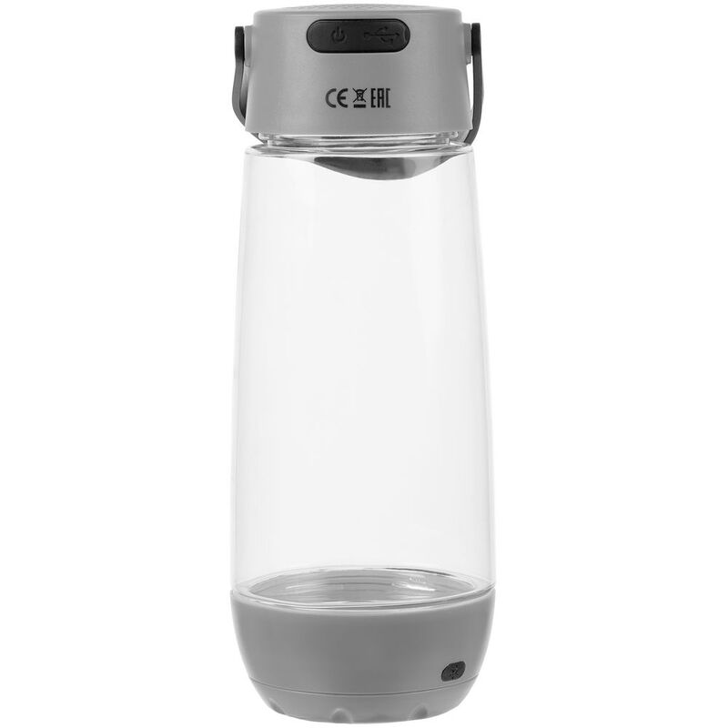 Бутылка для воды Torsta Light с колонкой и светильником, серая арт.28888.60