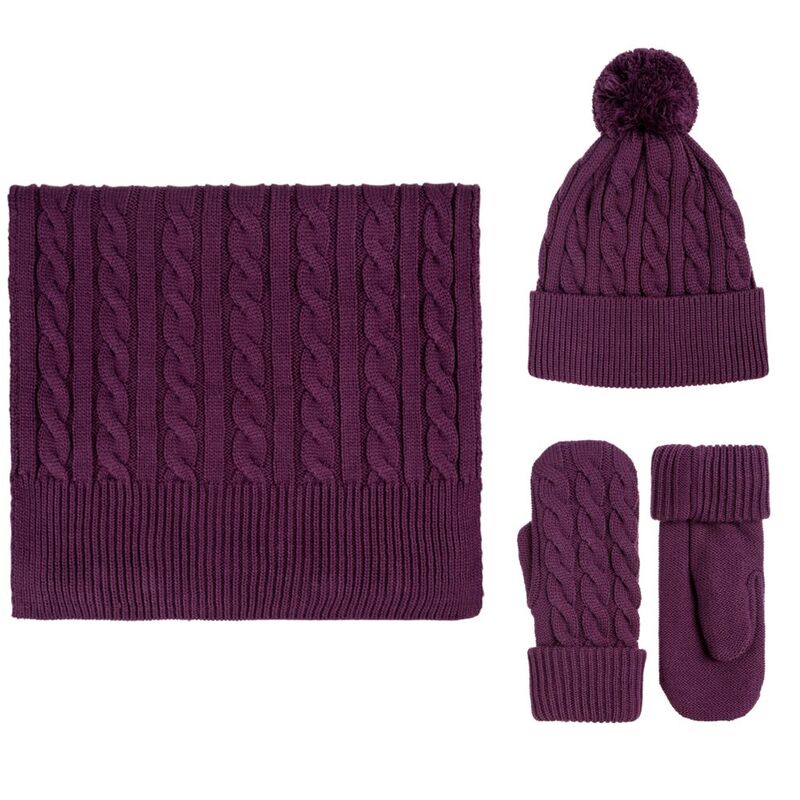 Шарф Heat Trick, баклажановый арт.12876.74