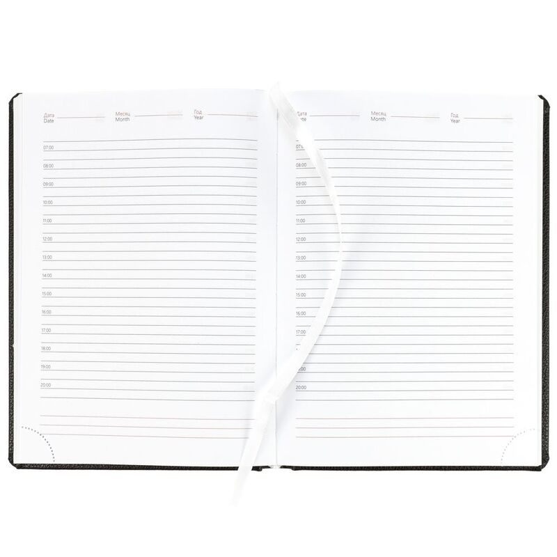 Ежедневник Sagrin, недатированный, черный арт.20422.30