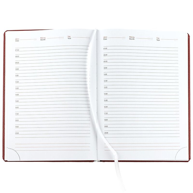 Ежедневник Sagrin, недатированный, красный арт.20422.50